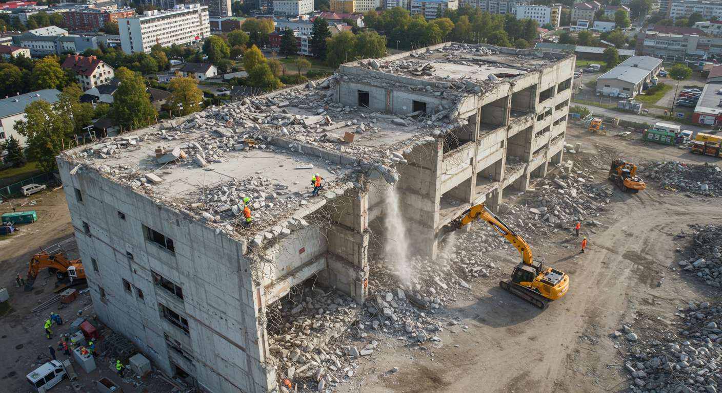 Демонтаж бетонных конструкций