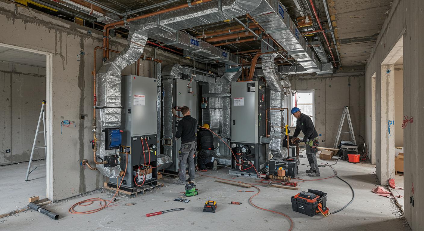 Монтаж систем отопления для жилых домов