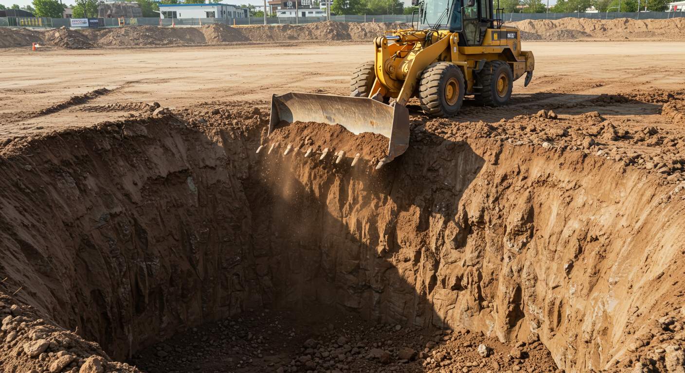 Профессиональный монтаж бульдозера Монтаж бульдозера на строительной площадке