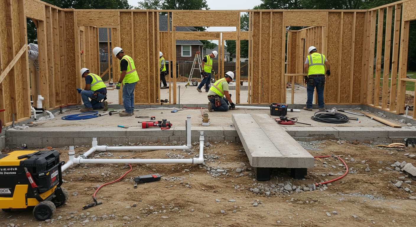 Монтаж систем водоснабжения для частных домов