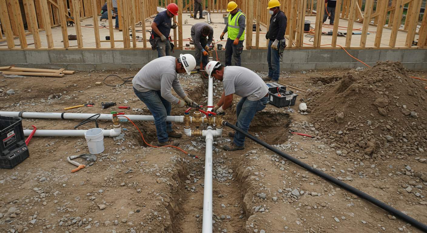 Монтаж системы водоснабжения в частном доме