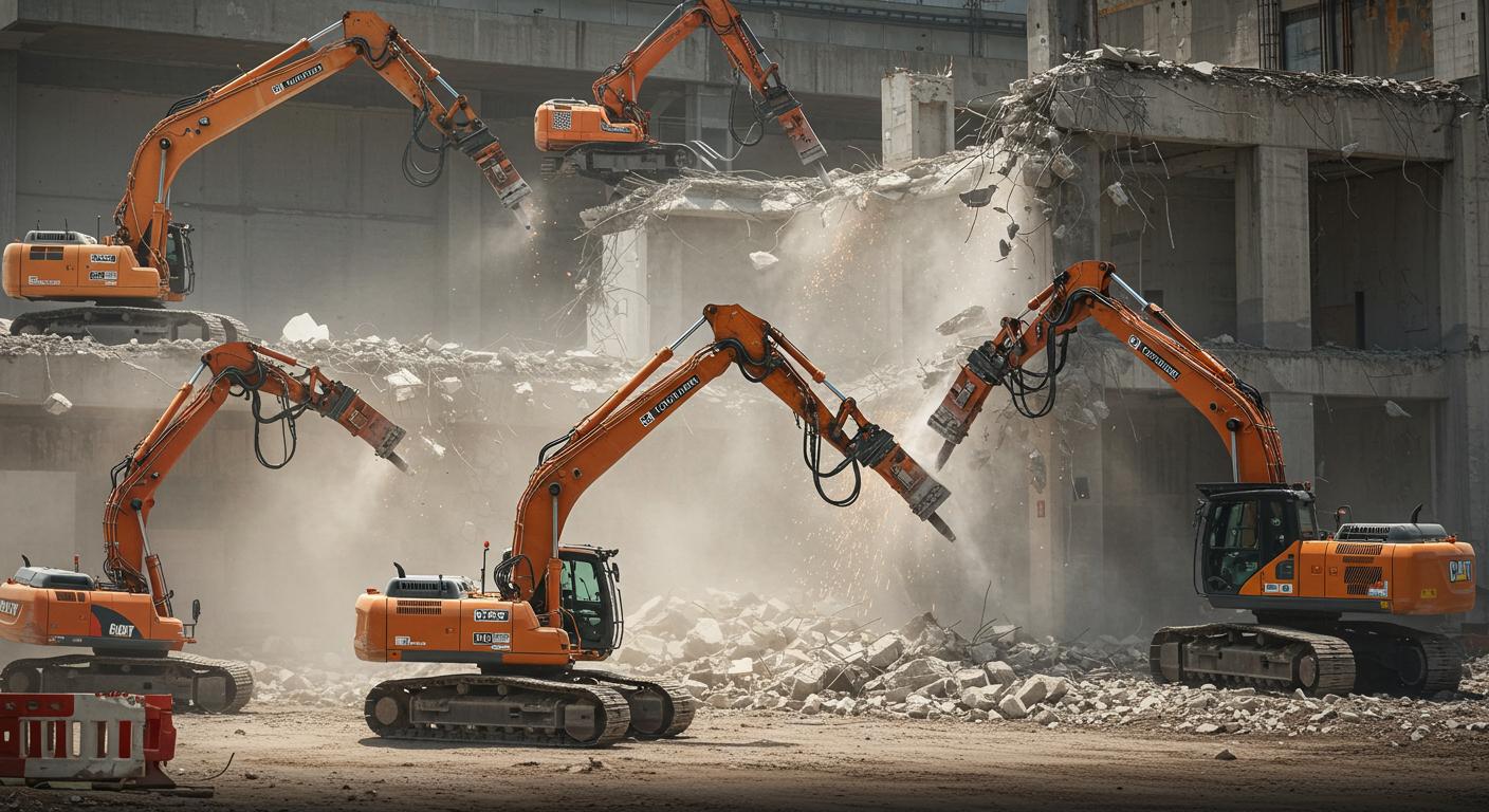 Роботизированный демонтаж бетонных конструкций