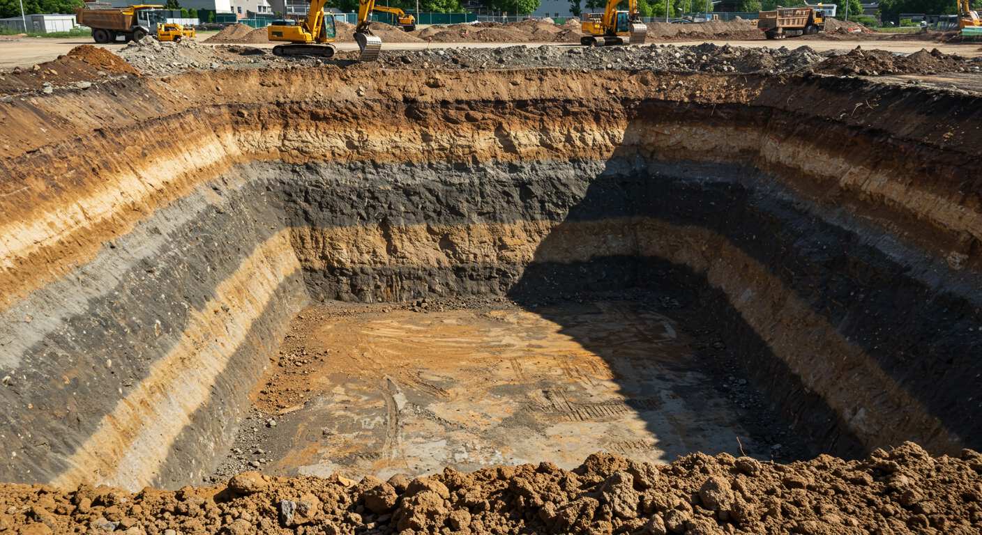 Разработка котлованов по типу грунта