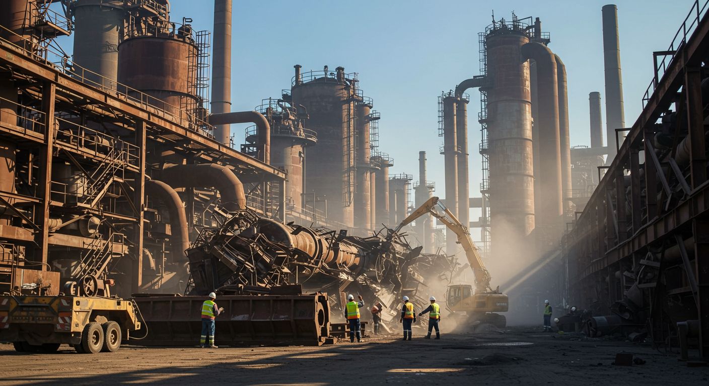 Демонтаж заводов и фабрик