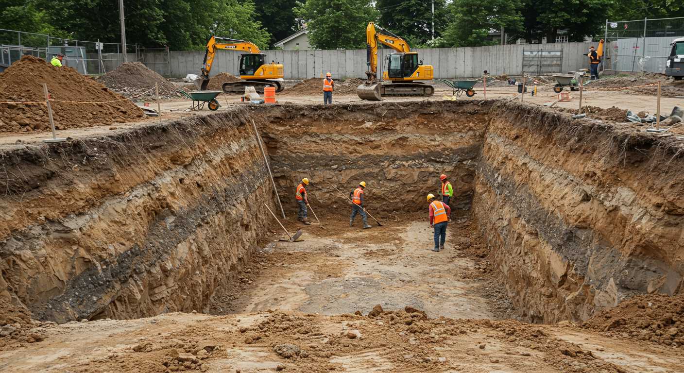 Ручная разработка котлованов