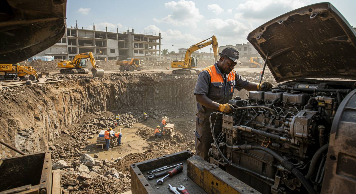 Диагностика двигателей строительной техники