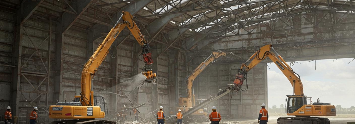 Демонтаж ангаров и hangar конструкций
