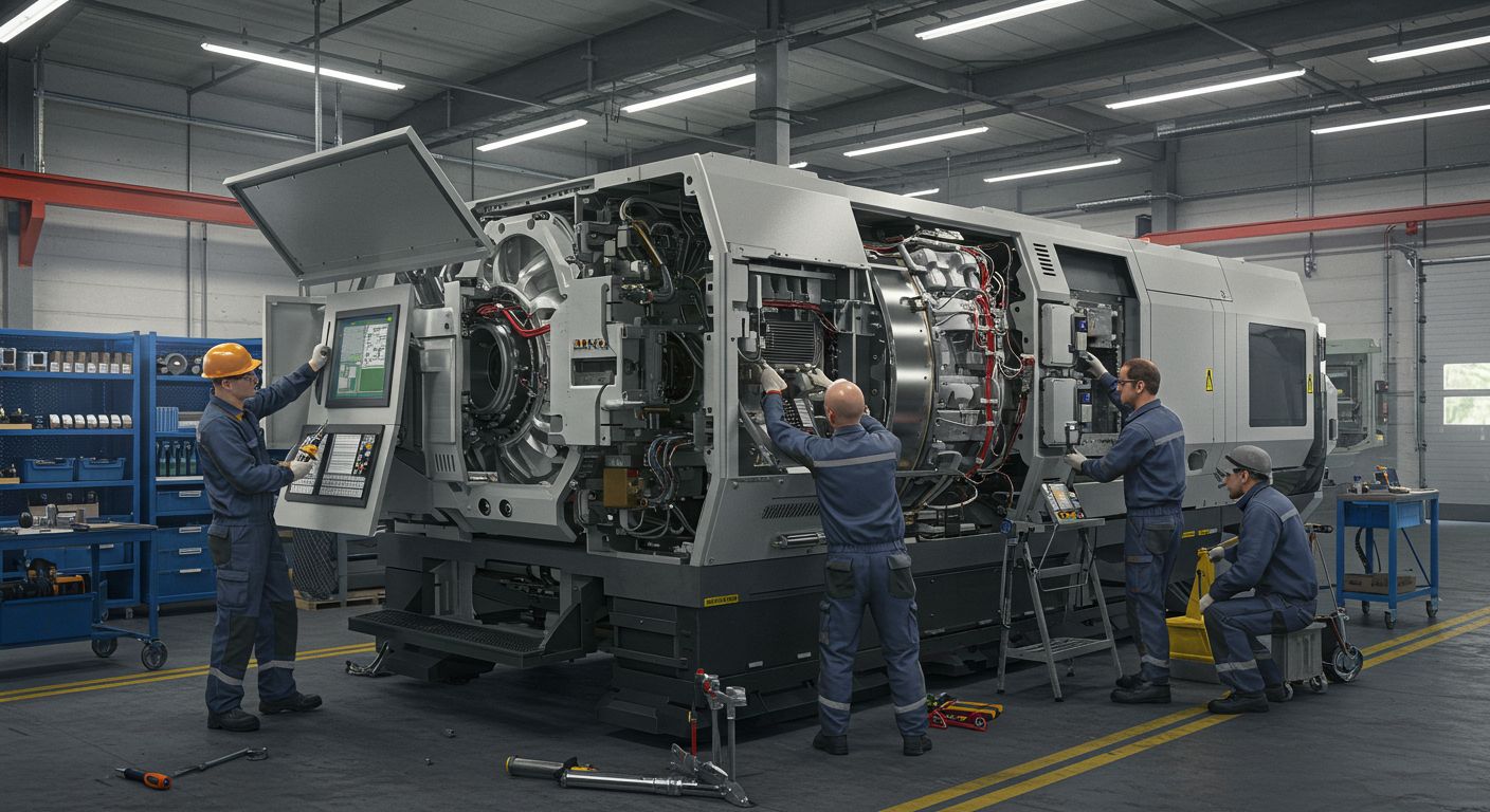 Техническое обслуживание промышленного оборудования на объекте