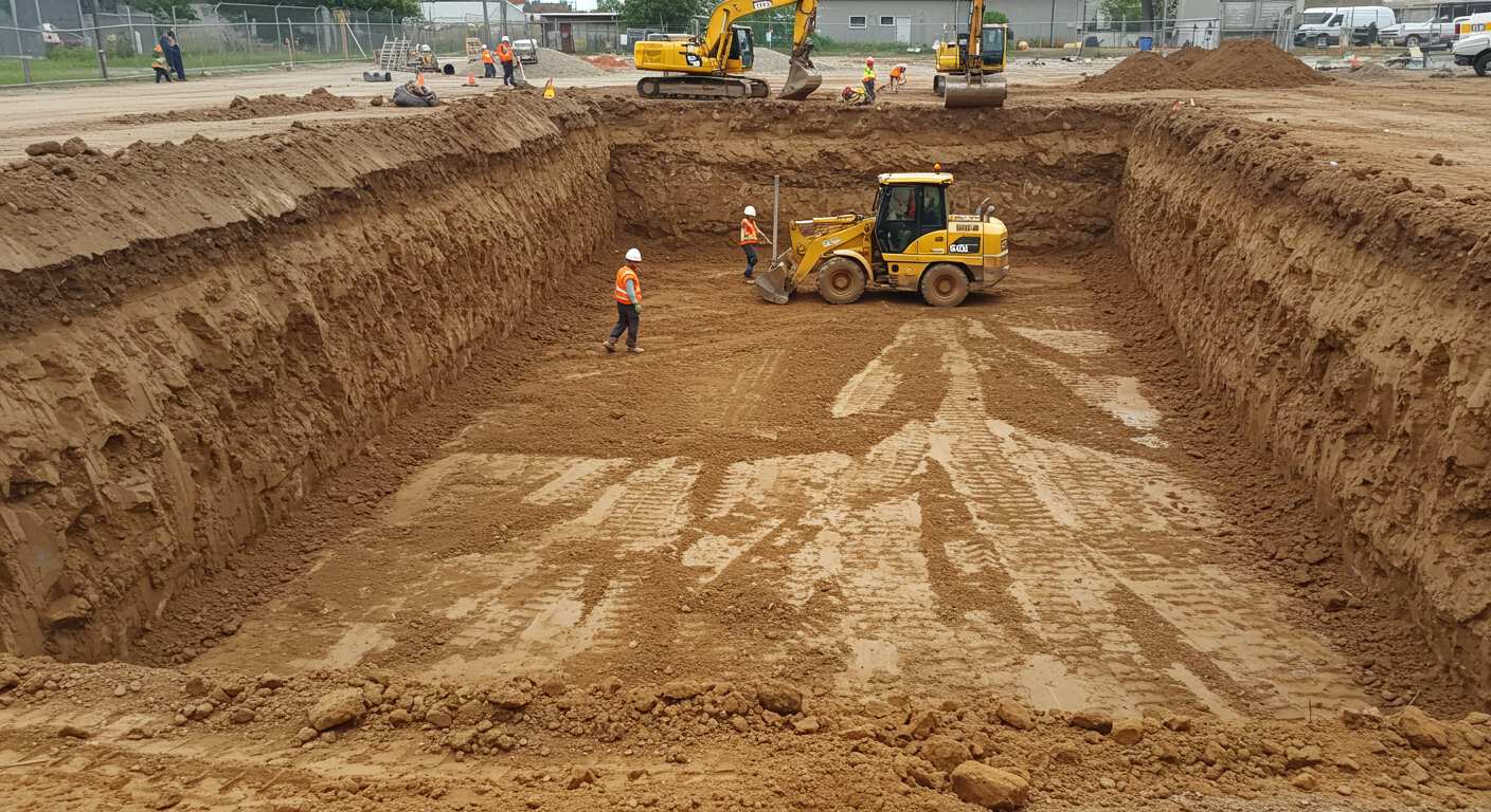 Утилизация глинистого грунта на строительной площадке