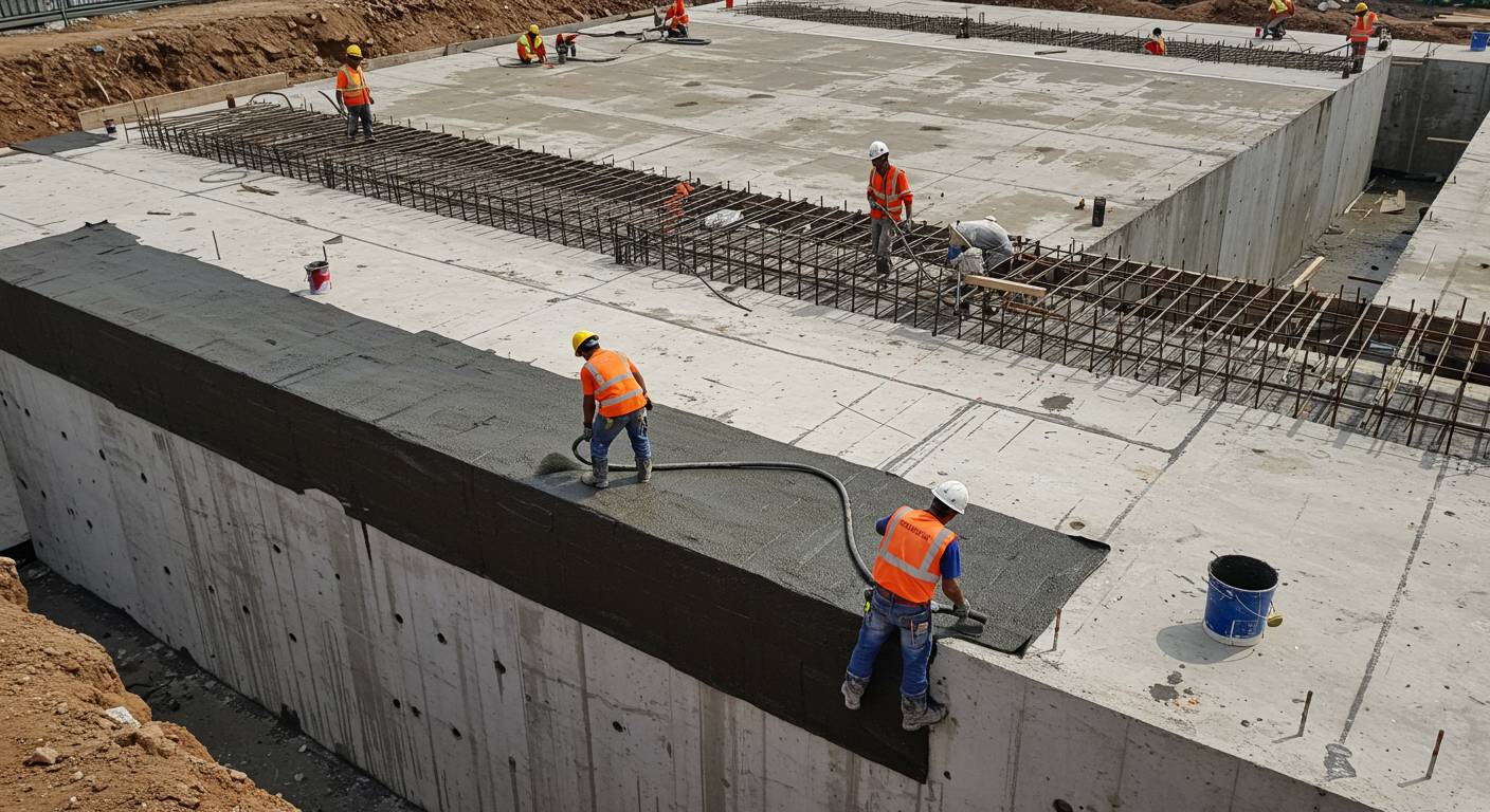 Гидроизоляция монолитного фундамента с использованием современных материалов