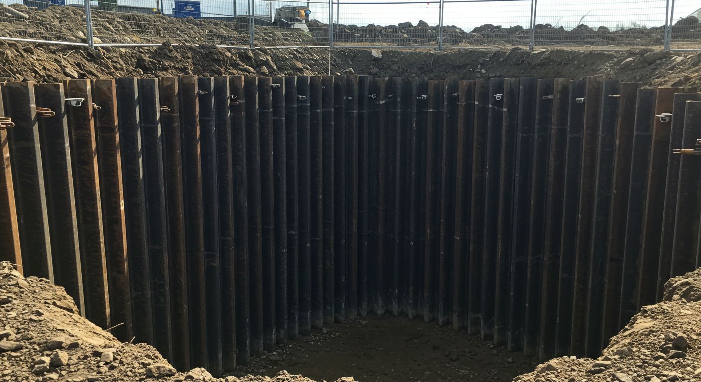 Мониторинг состояния ограждений котлована