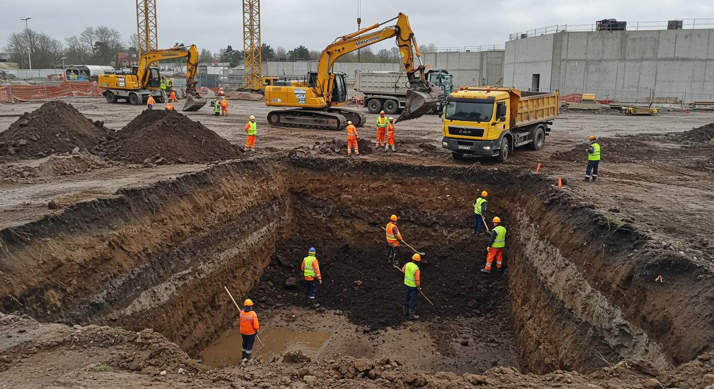 Утилизация торфа с помощью спецтехники