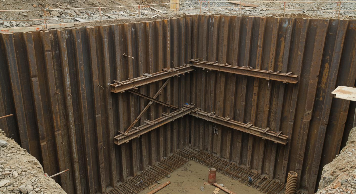 Проектирование ограждений котлованов