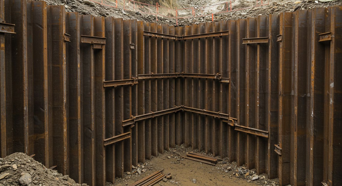 Профессиональное проектирование ограждений котлованов Проектирование ограждений котлована на строительной площадке