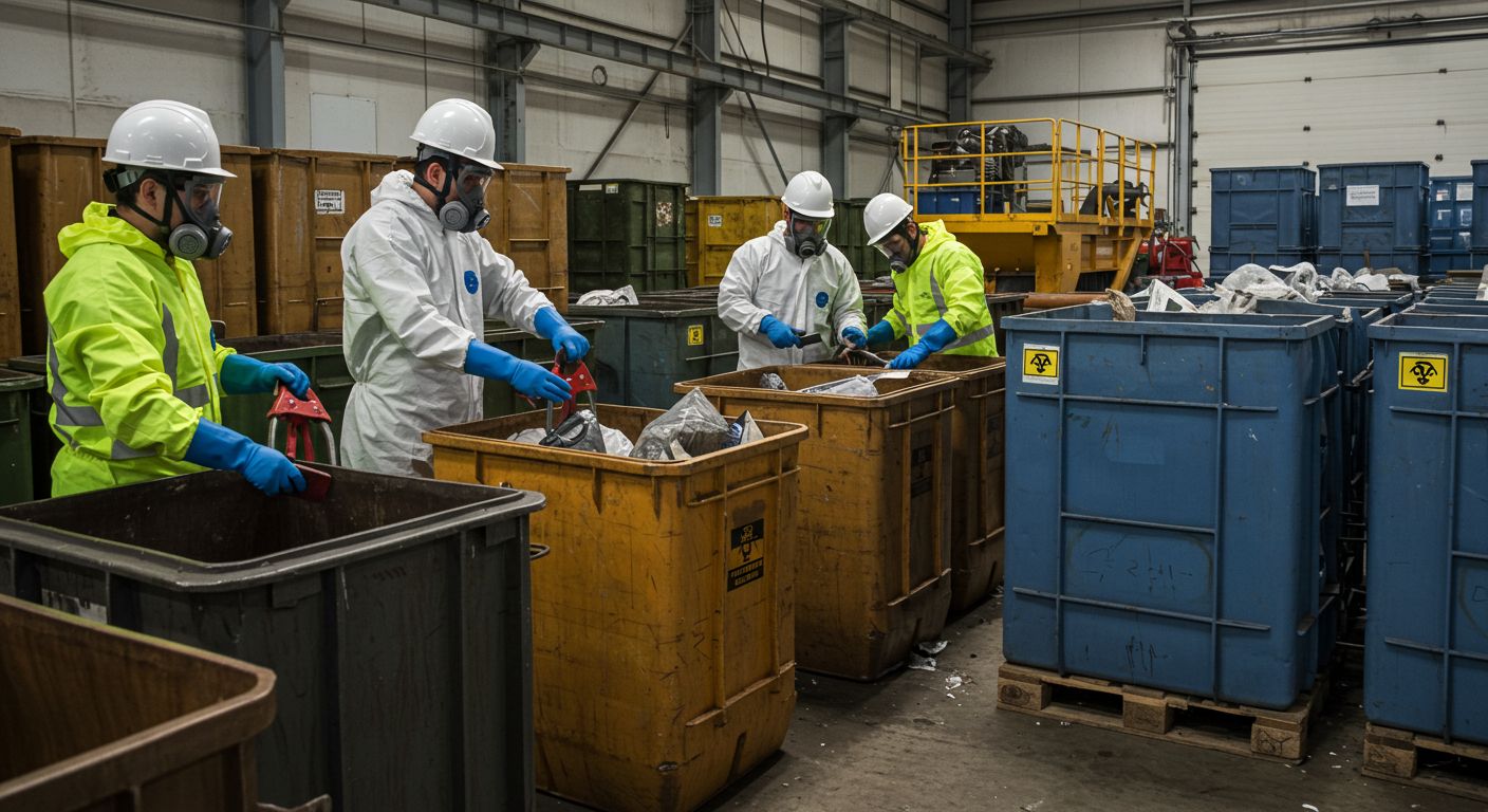 Технологии безопасного удаления опасных отходов Безопасное удаление опасных отходов на промышленном объекте