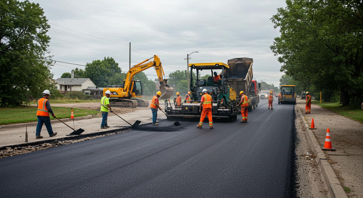 Обслуживание и ремонт дорог