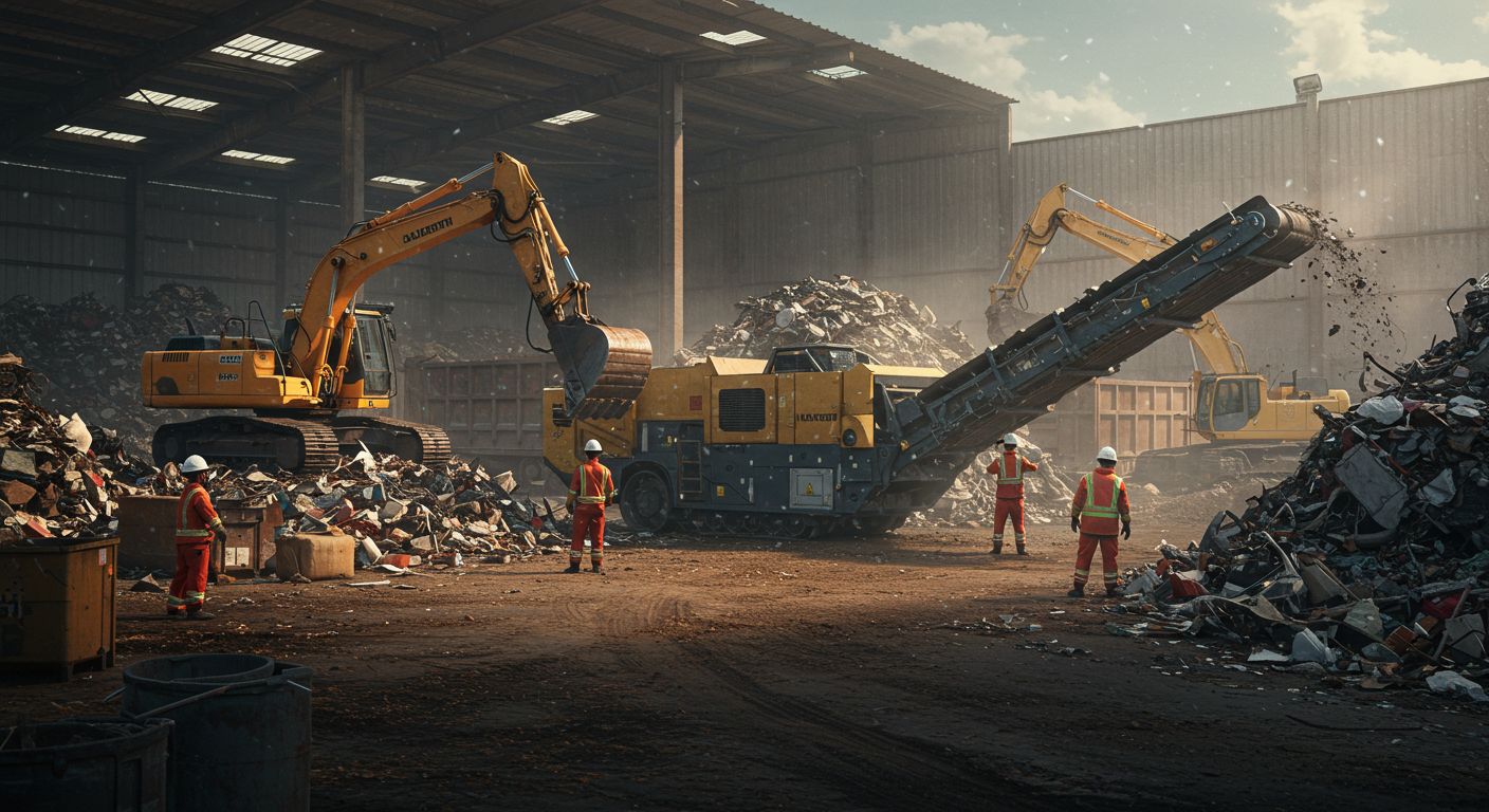 Разбор промышленных отходов