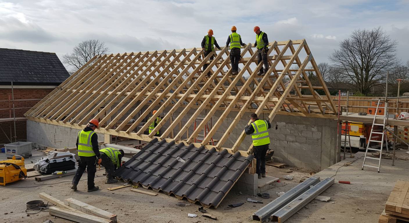 Монтаж скатной кровли