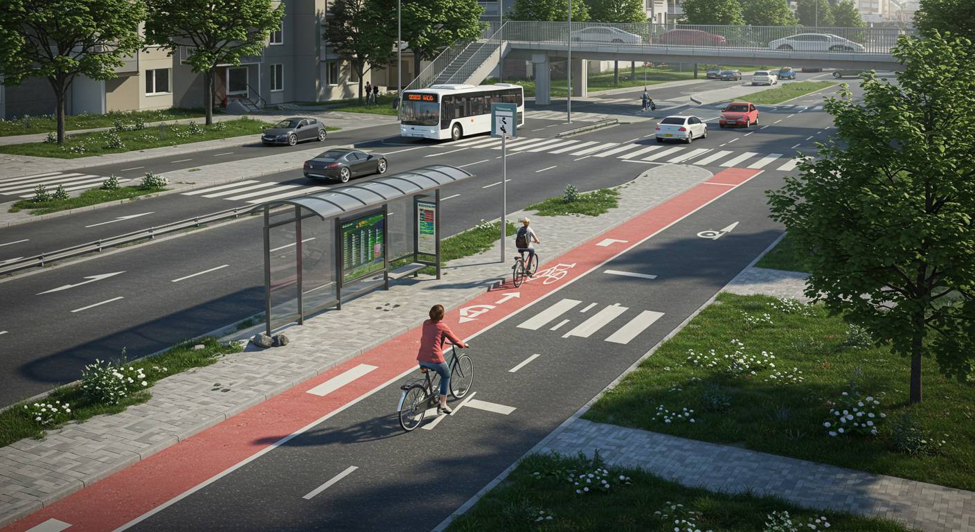 Дорожное и транспортное благоустройство