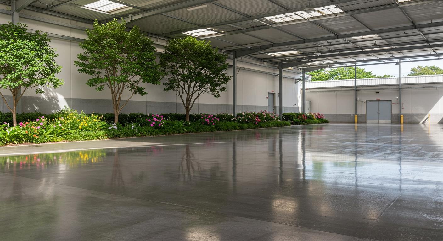 Промышленные наливные полы